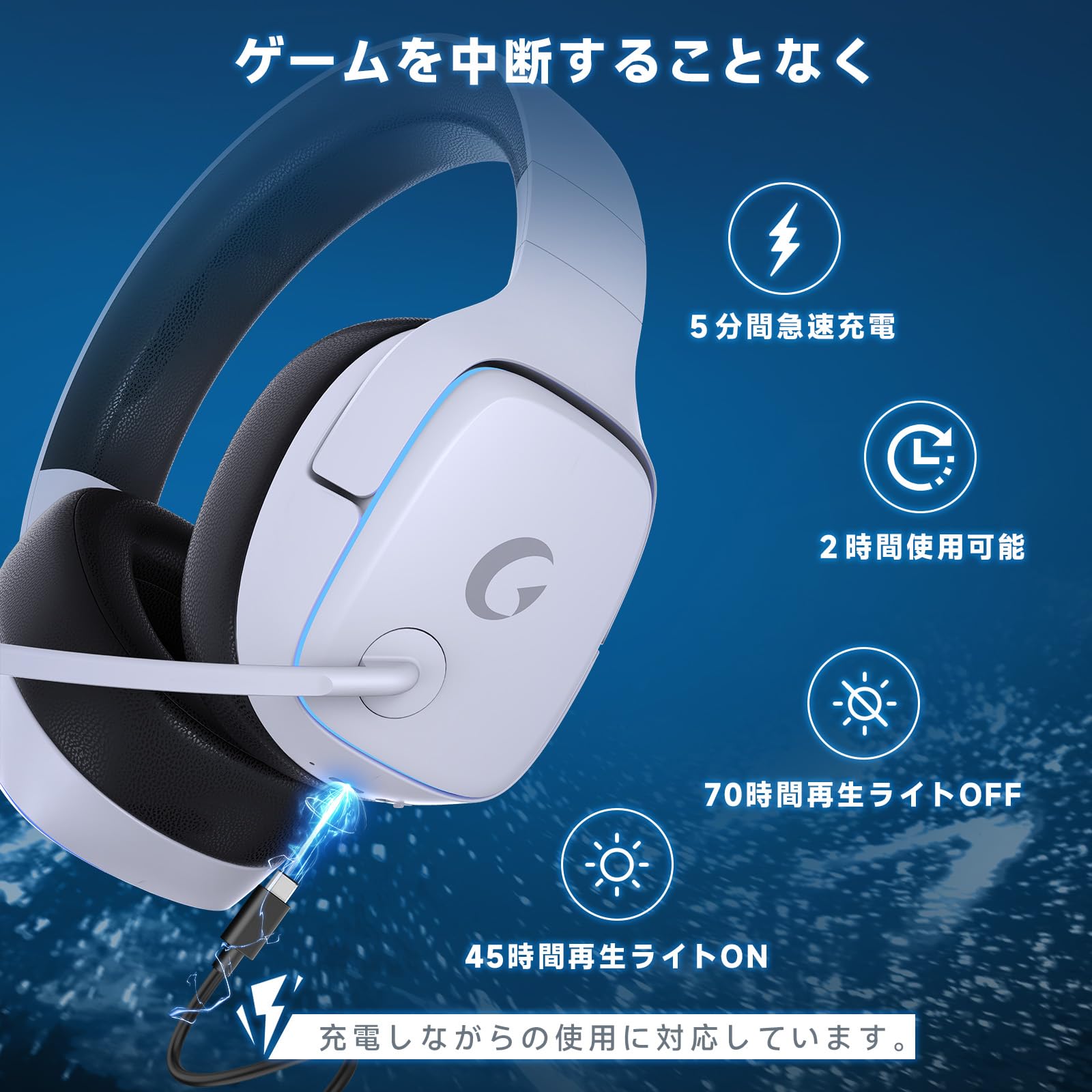 Amazon.co.jp: ゲーミングヘッドセット ps5 ヘッドセット 4WAY接続 7.1
