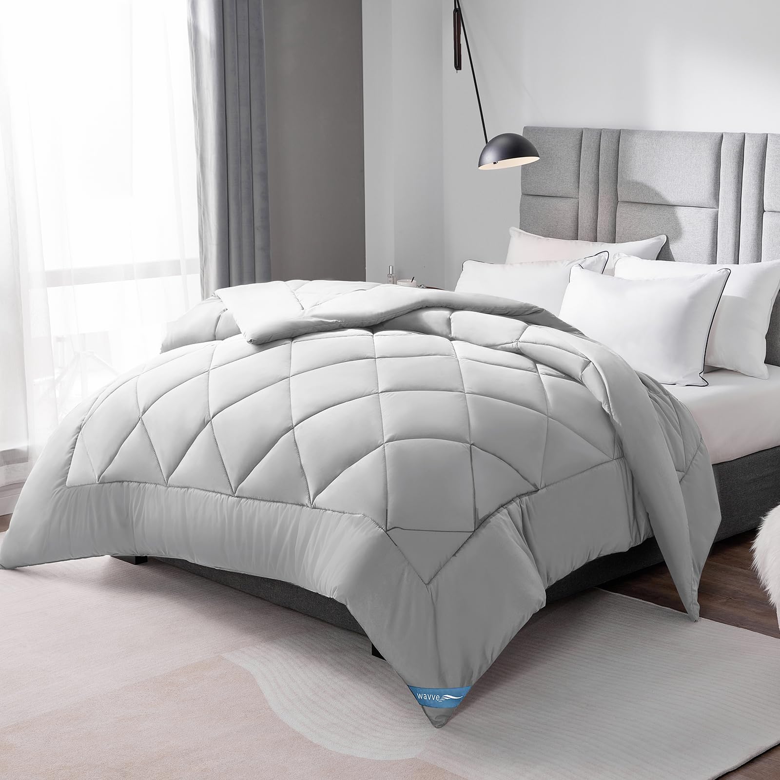 WAVVE Bettdecke, Microfaser Steppdecke, Super Weiche Kuschelige Steppbettdecke