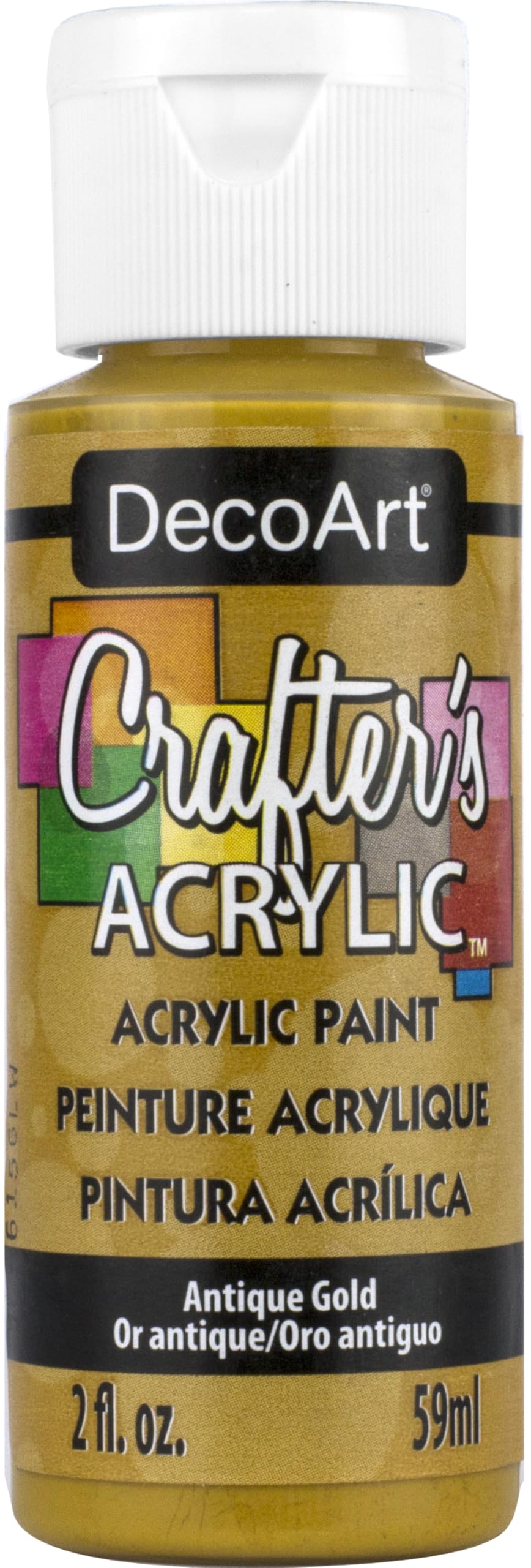 DecoArt Farba akrylowa, antyczne złoto, 59 ml