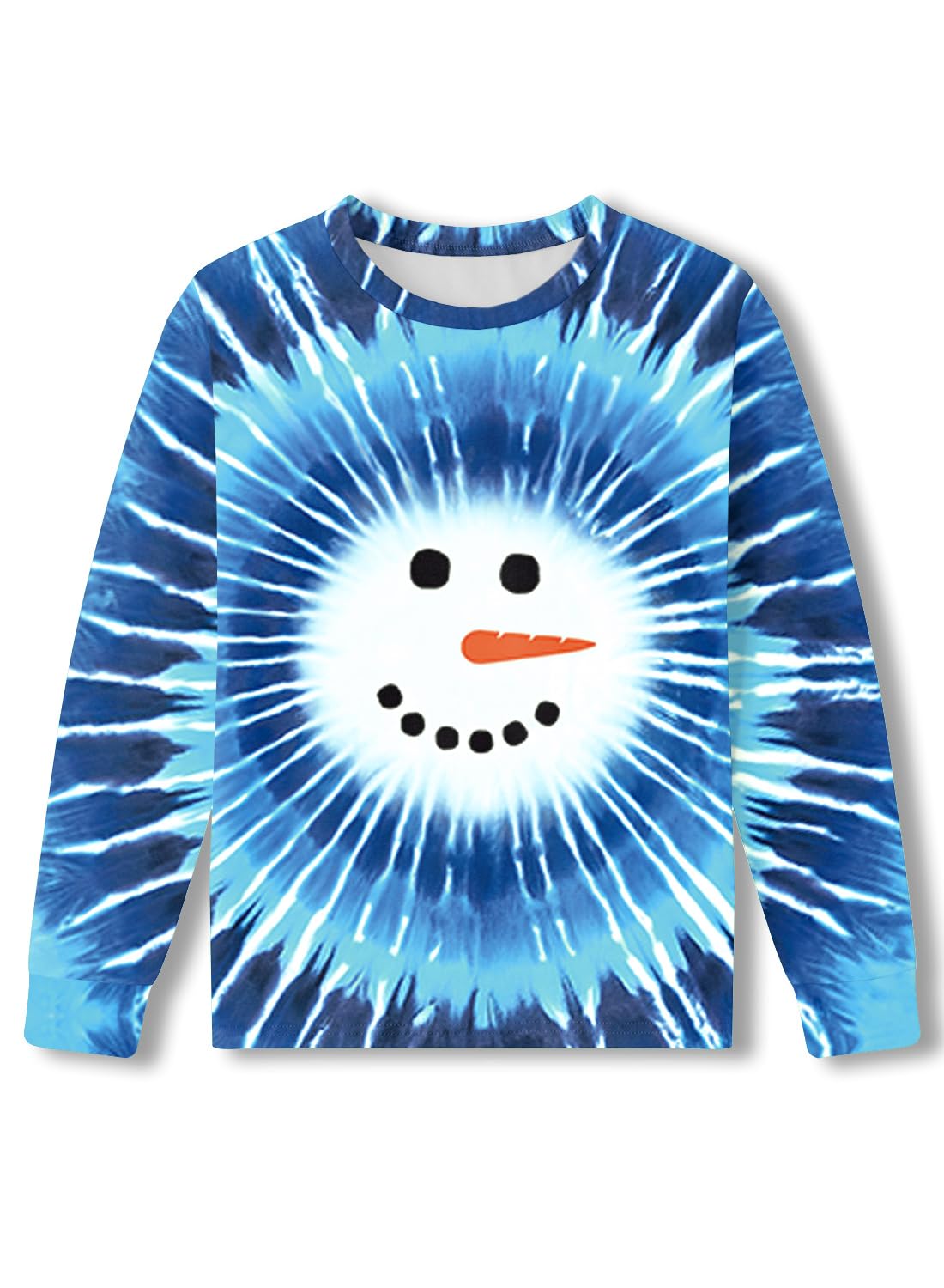 Unisex Kid's Ugly Christmas Top Funny Graphic Long Sleeve Shirt 4-14 Years