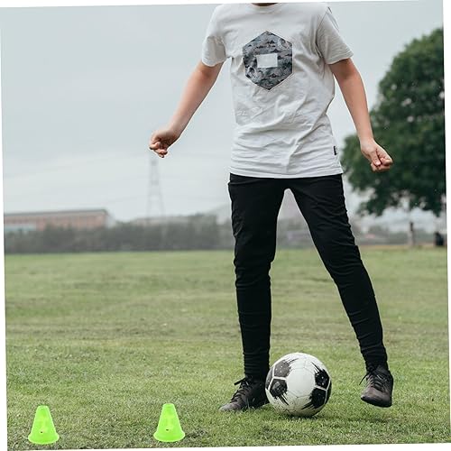 Miniatura 3 de Taladros de agilidad Conos de Entrenamiento 20 Uds. Pequeños Conos de Base Plana Marcadores Deportivos Durables para Límite de Campo