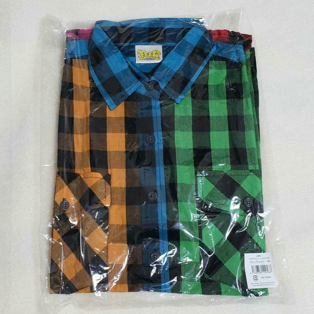 FEELジュノ 2PMコンサートグッズマルチカラー チェック柄 長袖シャツL 楽天市場】メンズシャツ 長袖シャツ ジャケットシャツ チェック