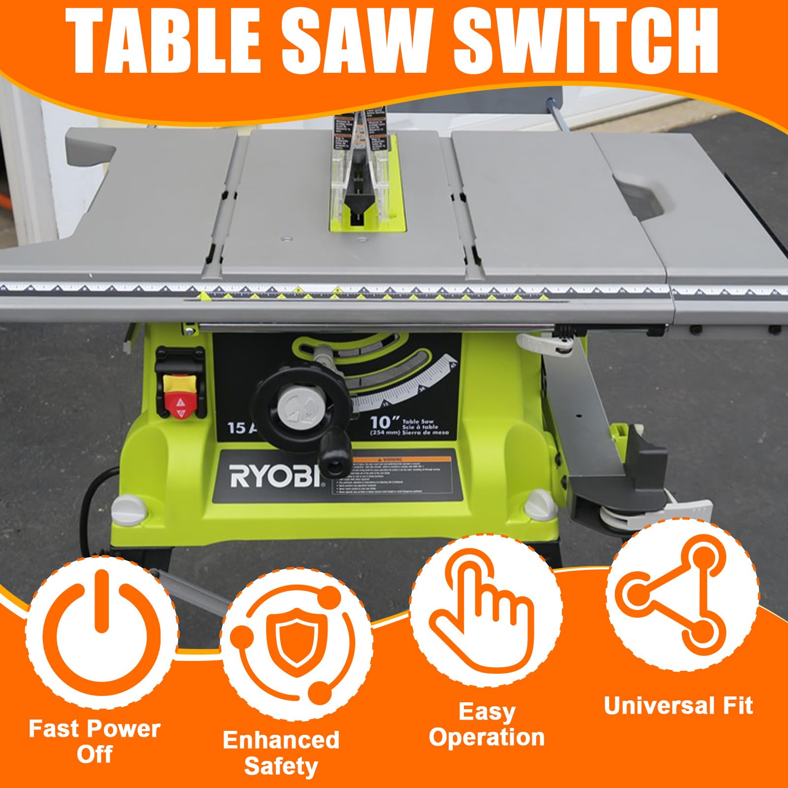 Table Saw Switch Replacement - Ryobi & Craftsman -5