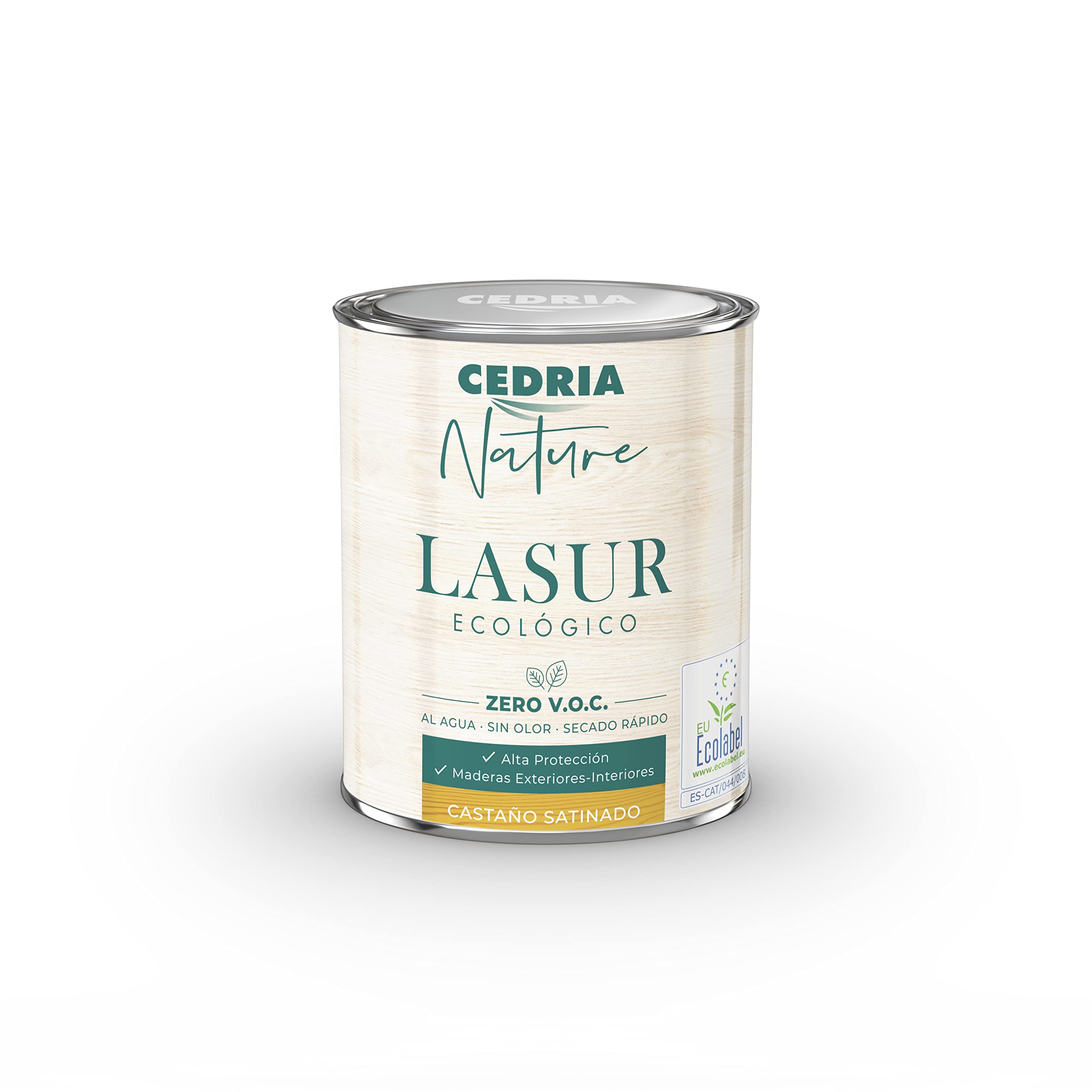 Lasur ecológico Cedria Nature 4 L. (Castaño)