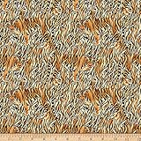 Timeless Treasures Wild Camo Print Fabric, Tiger Yard