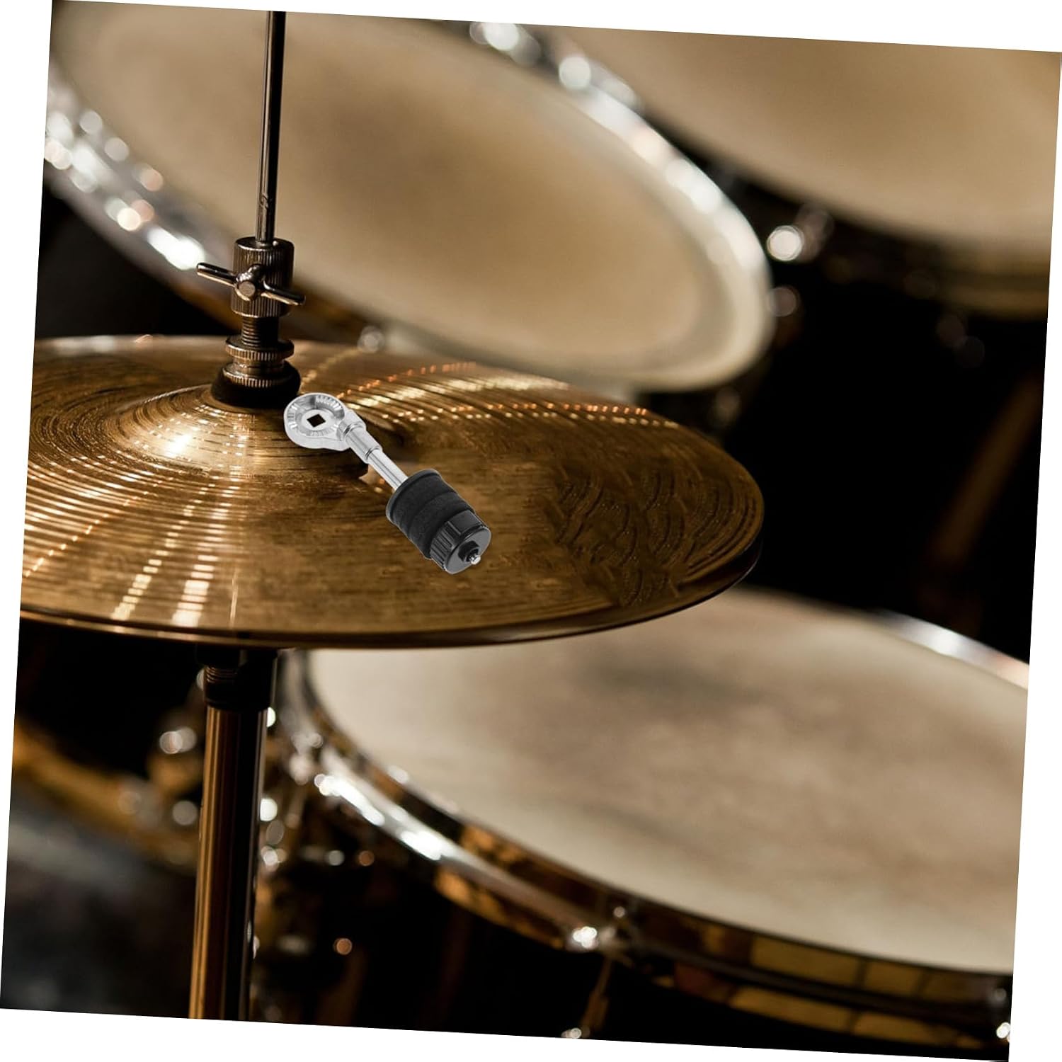 Vaguelly Cymbal Stacker for Percussion Cymbal Holder with Durable Felt and Materials Compatible with Drum Kits Versatile and Install Bracket