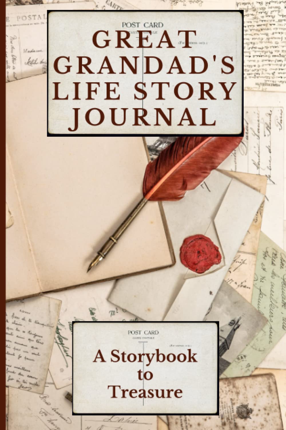 Great-Grandad's Life Story Journal: 101 Guided Question Prompt Journal to Help Great-Grandad Save, Record and Share His Story. Lovely Grandparent Memory Book Keepsake. Nice Gift Idea from Grandchild