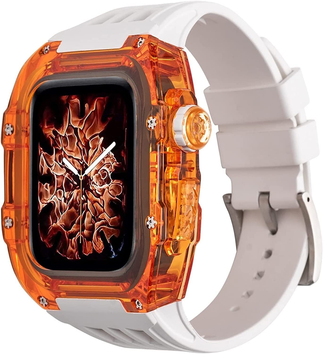 Kit modification Apple Watch Ultra 49mm antichoc et bracelet phosphorescent - 6