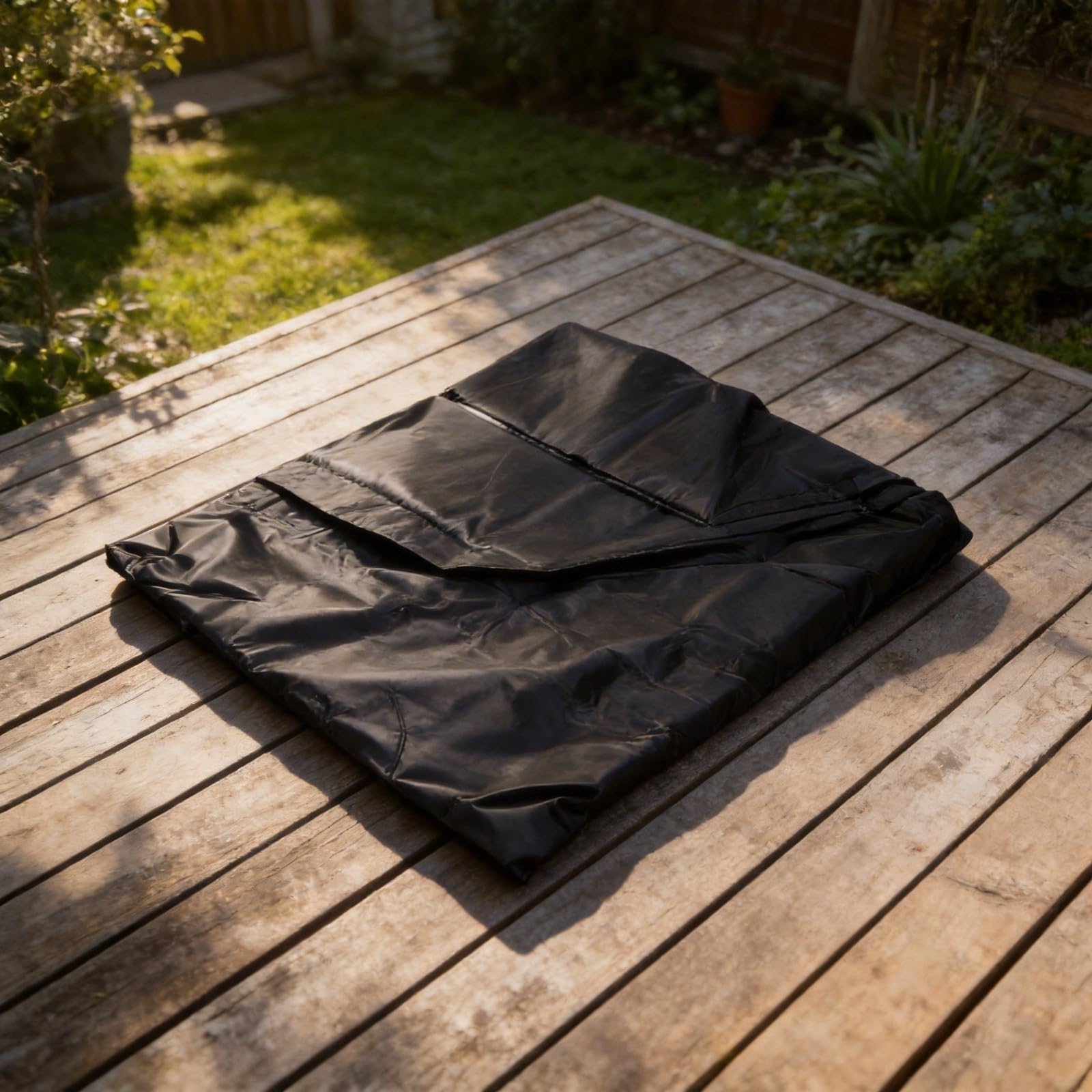 Copertura impermeabile resistente per casetta dei giochi realizzata in tessuto Oxford 210D, con fondo con coulisse e cuciture rinforzate per una maggiore affidabilità (nero 115 x 102 x 127