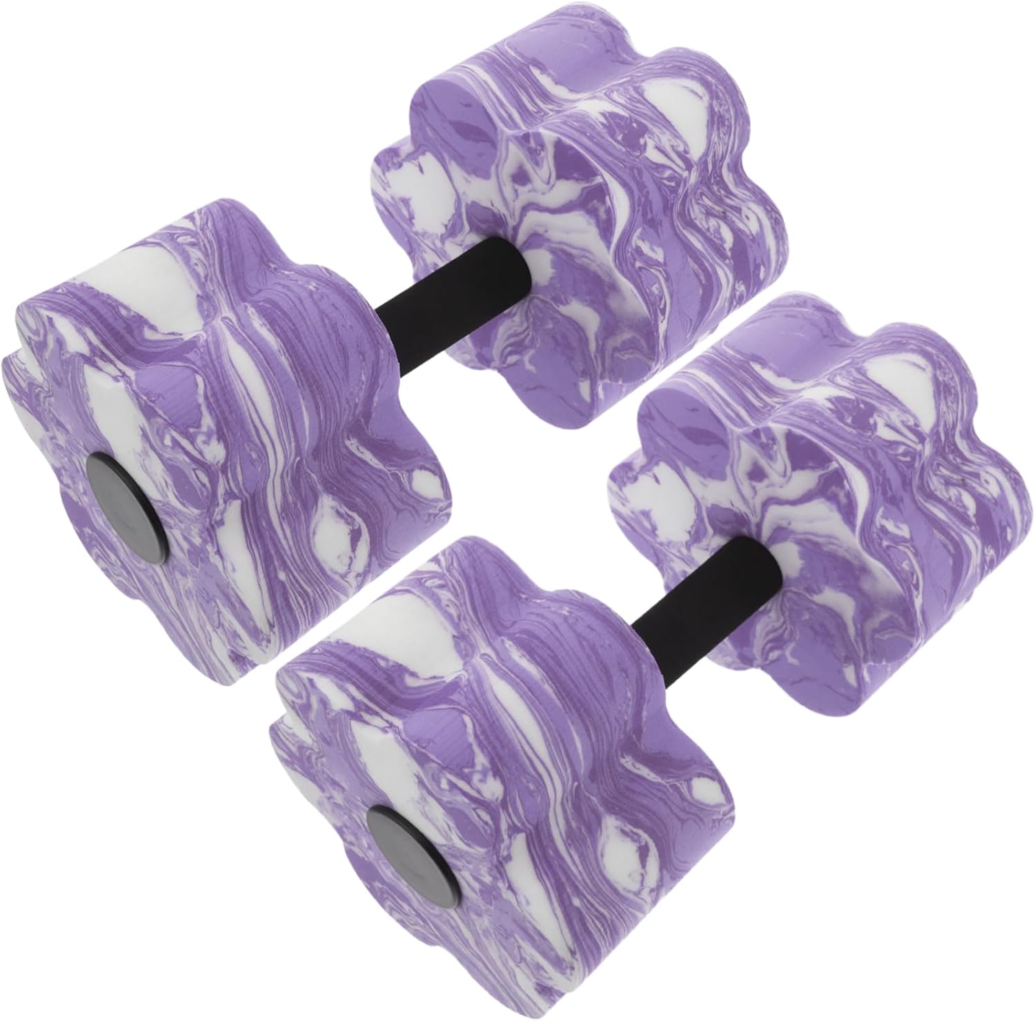 HEMOTON 2pcs Floating Dumbbells for Aquatic Fitness Water Training Equipment for Women for Yoga and Sensory Balance Training Lightweight Durable Water Sports Tools