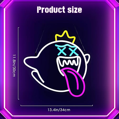 Miniatura 6 de Letrero de neón para decoración de pared (Kingboo Neon Sign)