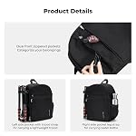 K&F Concept Lightweight Camera Backpack Bag, Professional Photography Bag Compatible with Canon/Nikon/Sony Camera and Lens Accessories, Camera Case with Tripod Strap & Rain Cover