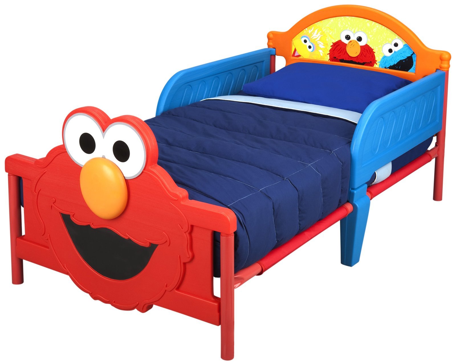 Delta Children 3D-Footboard Toddler Bed, Sesame Street