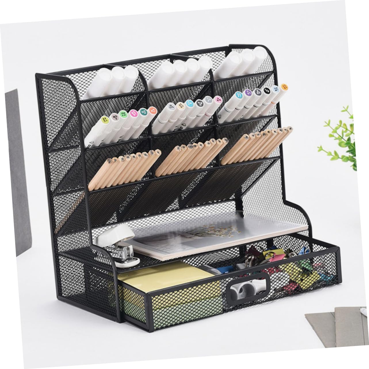 Schreibtisch-organizer Mit Netzdesign Für Künstlerbedarf Stiftebecher Und Stifthalter Aufbewahrungsbehälter Für Stifte Marker Scheren Und Büroartikel Vielseitiger Stift-organizer f