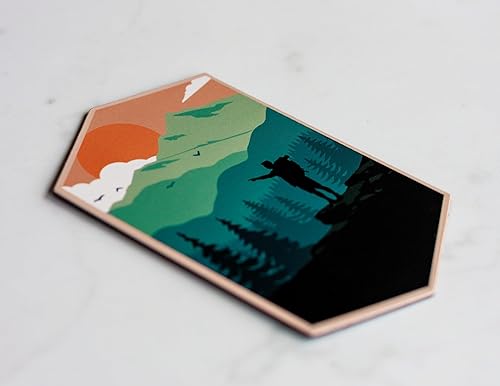 Miniatura 2 de Calcomanía de vinilo con diseño de Lake Carlyle Illinois (2 pulgadas)