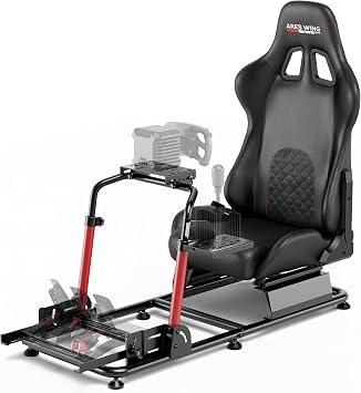 ARES WING Sim Racing Cockpit with Seat - Universal Cockpit Stand