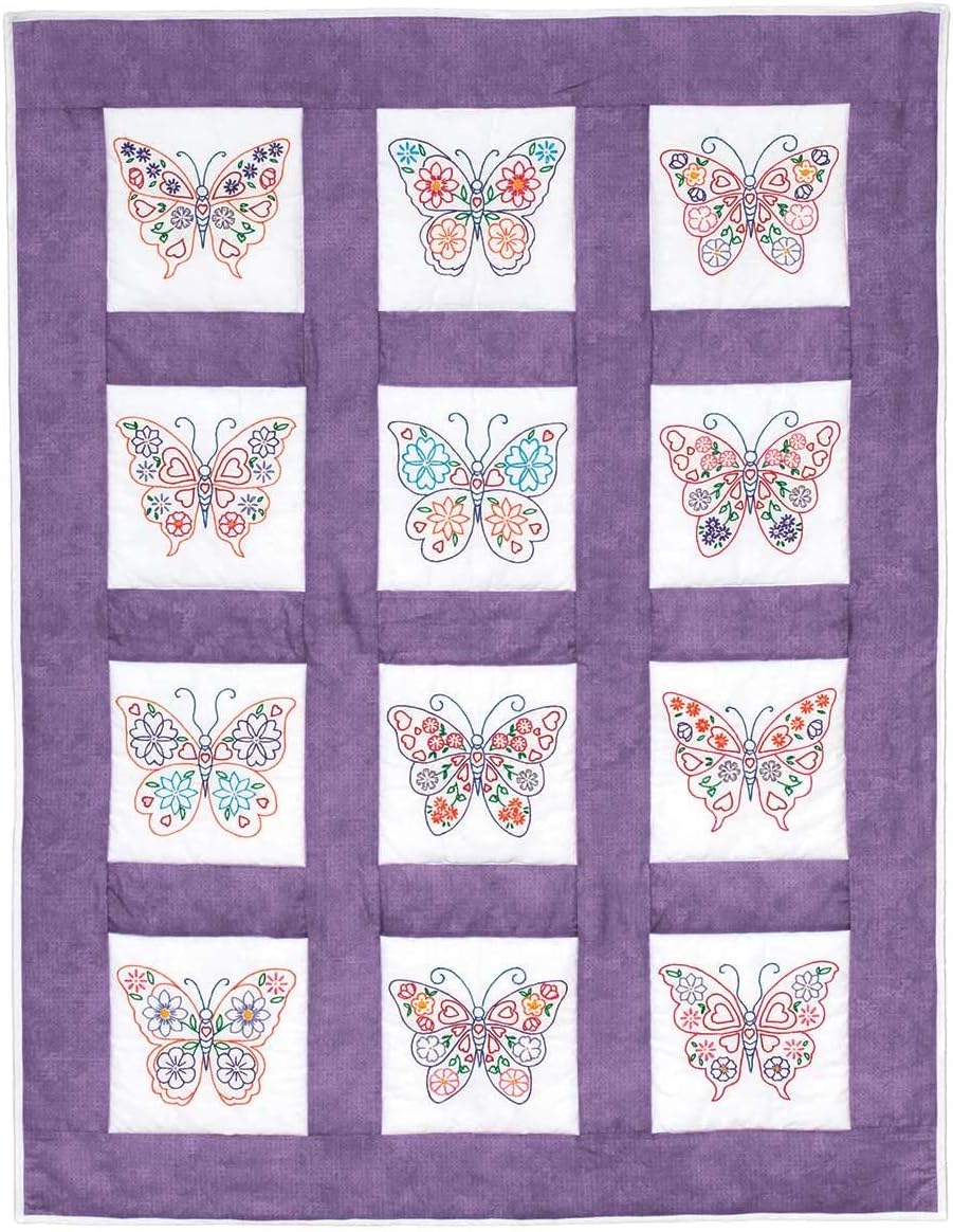 Butterflies 9" Theme Quilt Blocks