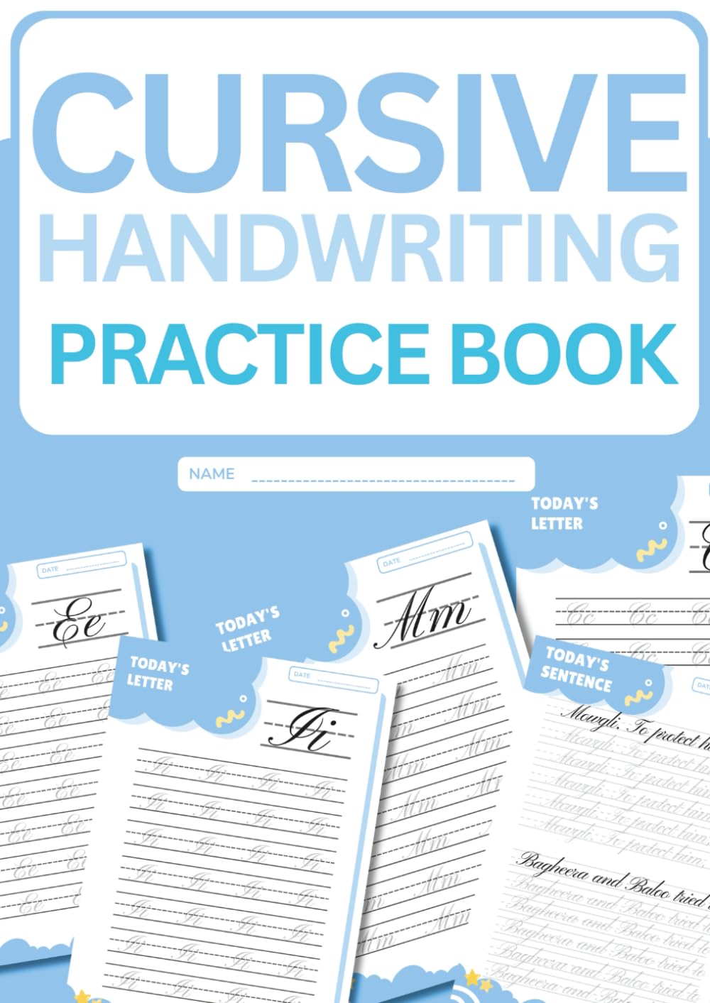 Cursive Handwriting Practice Book