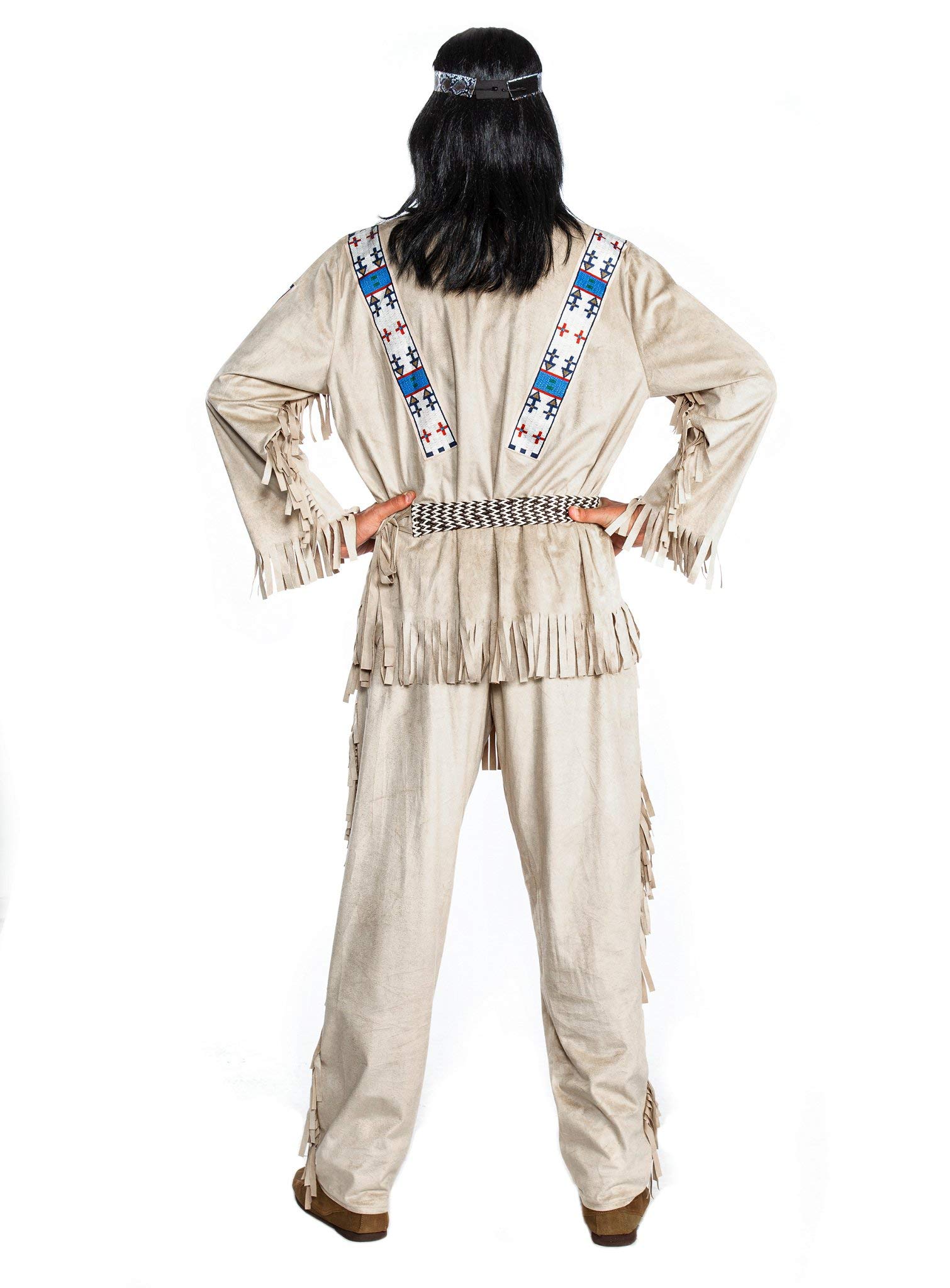 Maskworld Winnetou Kostüm - Indianer - Größe: XXL - Lizenz-Kostüme aus den Karl-May-Filmen für Karneval und Motto-Party