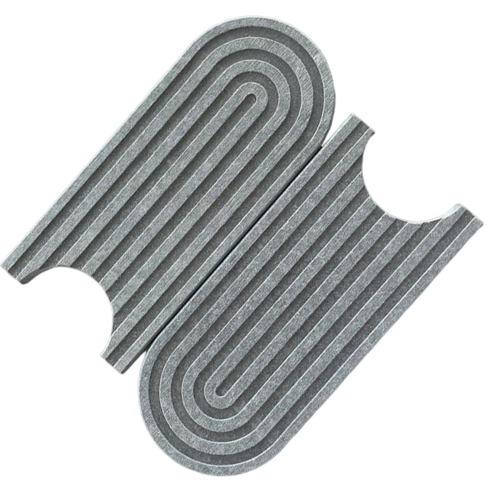 Nucelit Faucet Mats for Kitchen Sink Water Absorbent Stone Sink Tray Fast Drying Faucet Splashing Mats Diatomite
