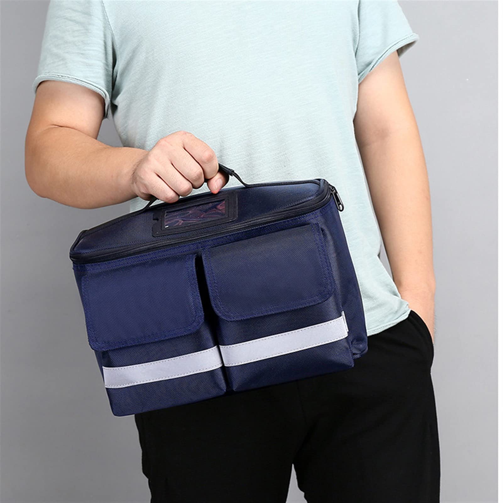 Botiquín de Primeros Auxilios vacío para Coche al Aire Libre, Kit de Supervivencia de Emergencia, Bolsa de Viaje Impermeable para Acampar, botiquín de Primeros Auxilios para Coche