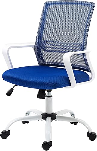 Sillas ergonómicas de escritorio de oficina en casa, silla de malla con reposabrazos de apoyo lumbar para espalda, silla giratoria ejecutiva de
