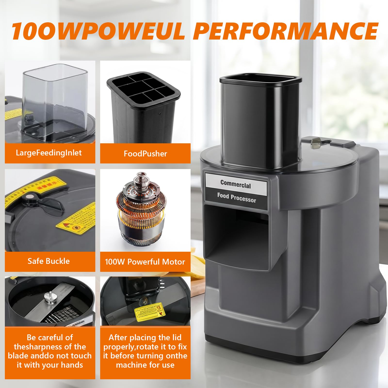 Tagliaverdure e affettaverdure elettrico Tagliaverdure a Cubetti Elettrico Cubettatrice per Verdure Frutta Professionale,affetta verdure elettrico a 2 Lame in Acciaio Inox Frutta e verdura da tagliare