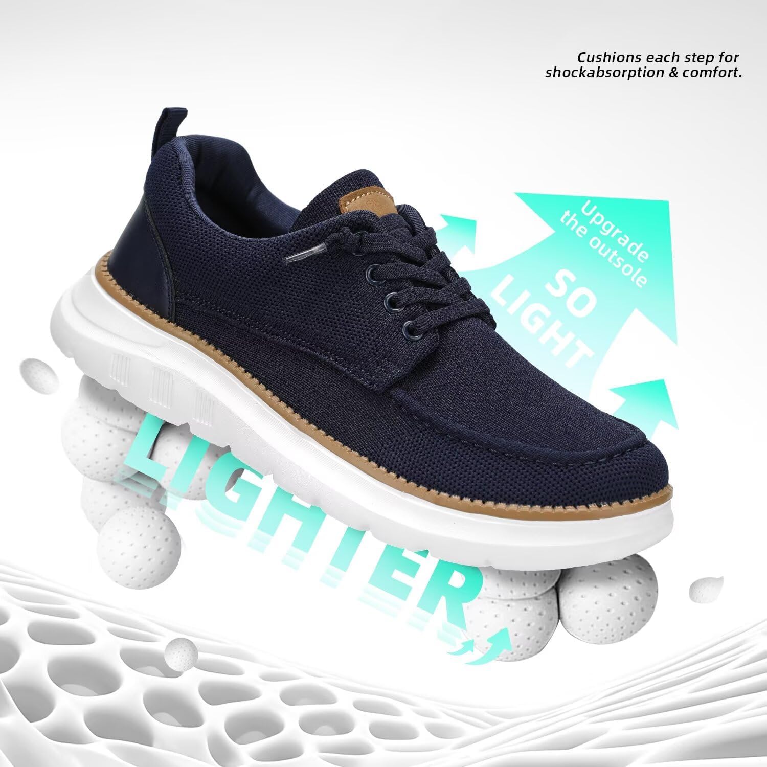Mens Casual Slip in Loafers Boat Slip On Fashion Shoes Walking Dress Sneakers Oxfords Work Lightweight Soft Sole