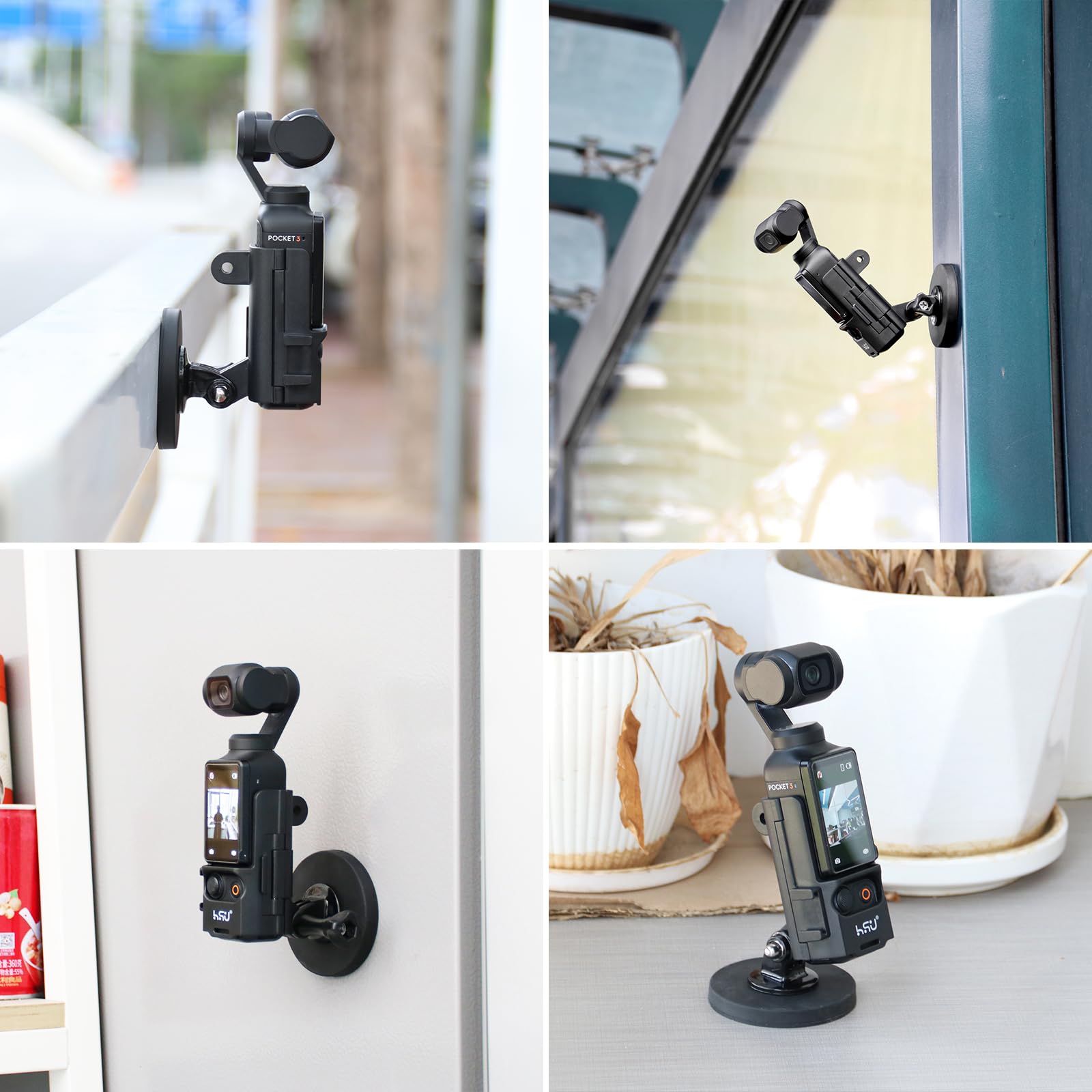 Amazon | HSU dji osmo pocket 3 磁気マウント ブラケット マグネット 