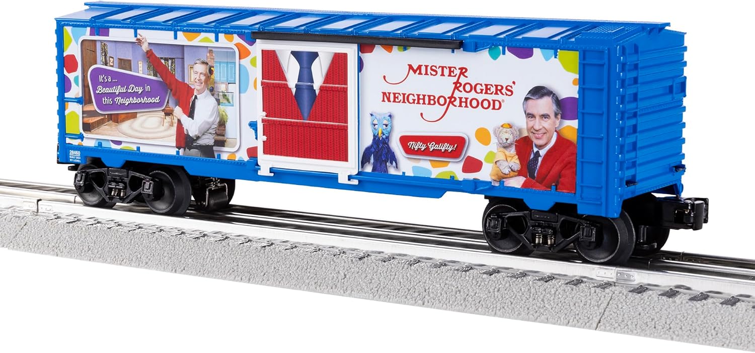 Lionel Mister Rogers’ Neighborhood O Gauge Model Train Sound Boxcar