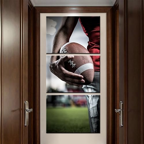 Miniatura 5 de gold mi Póster deportivo moderno de fútbol americano para sala de estar, decoración de pared de sala de estar, cuadro grande de rugby, decoración