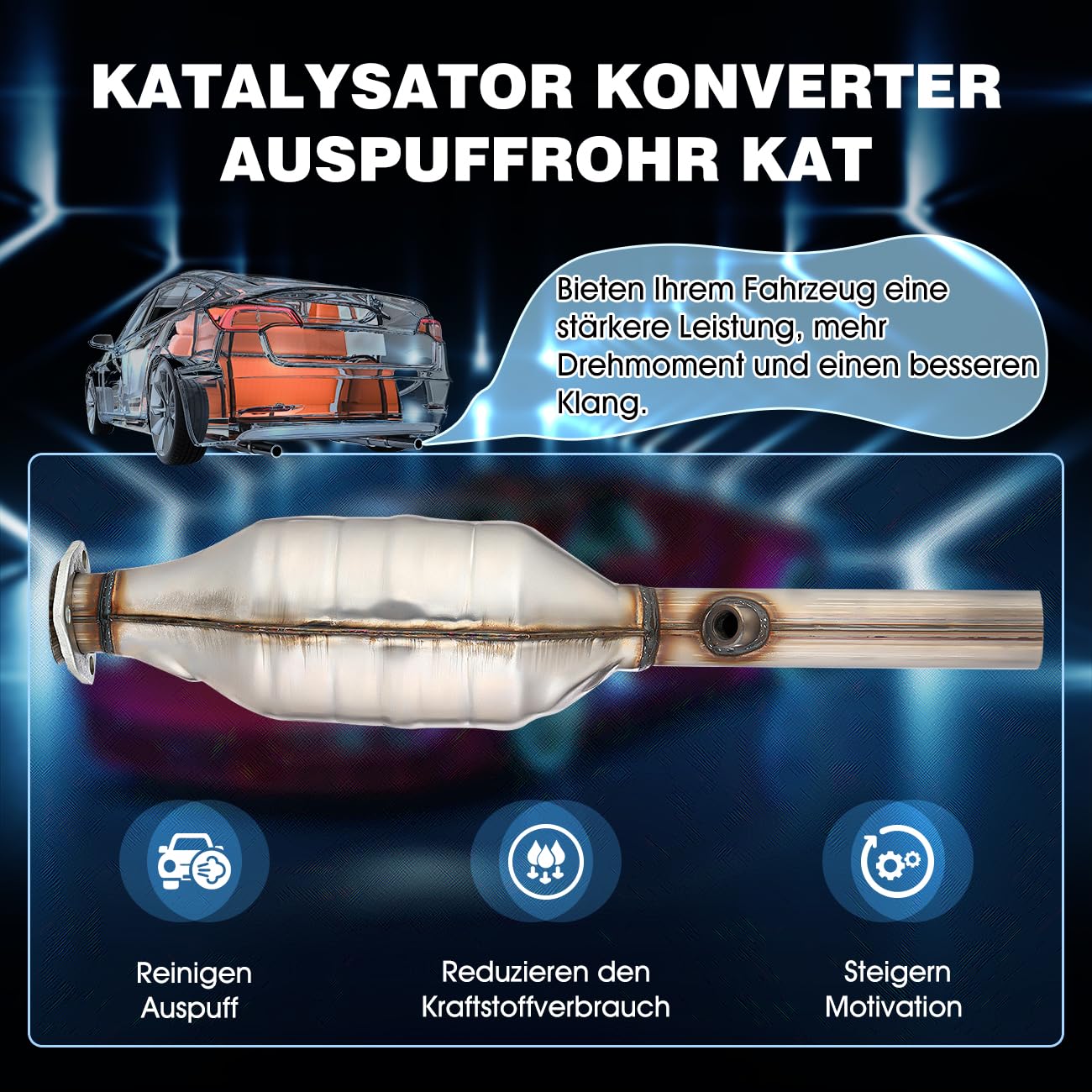 Katalysator Kat Kompatibel mit SEAT LEON(1M1), TOLEDO 2 (1M2), Für SKODA OCTAVIA 1 (1U2, 1U5), Für VW BORA (1J2, 1J6), GOLF 4 (1J1, 1J5), NEW BEETLE (9C1, 1C1, 1Y7)