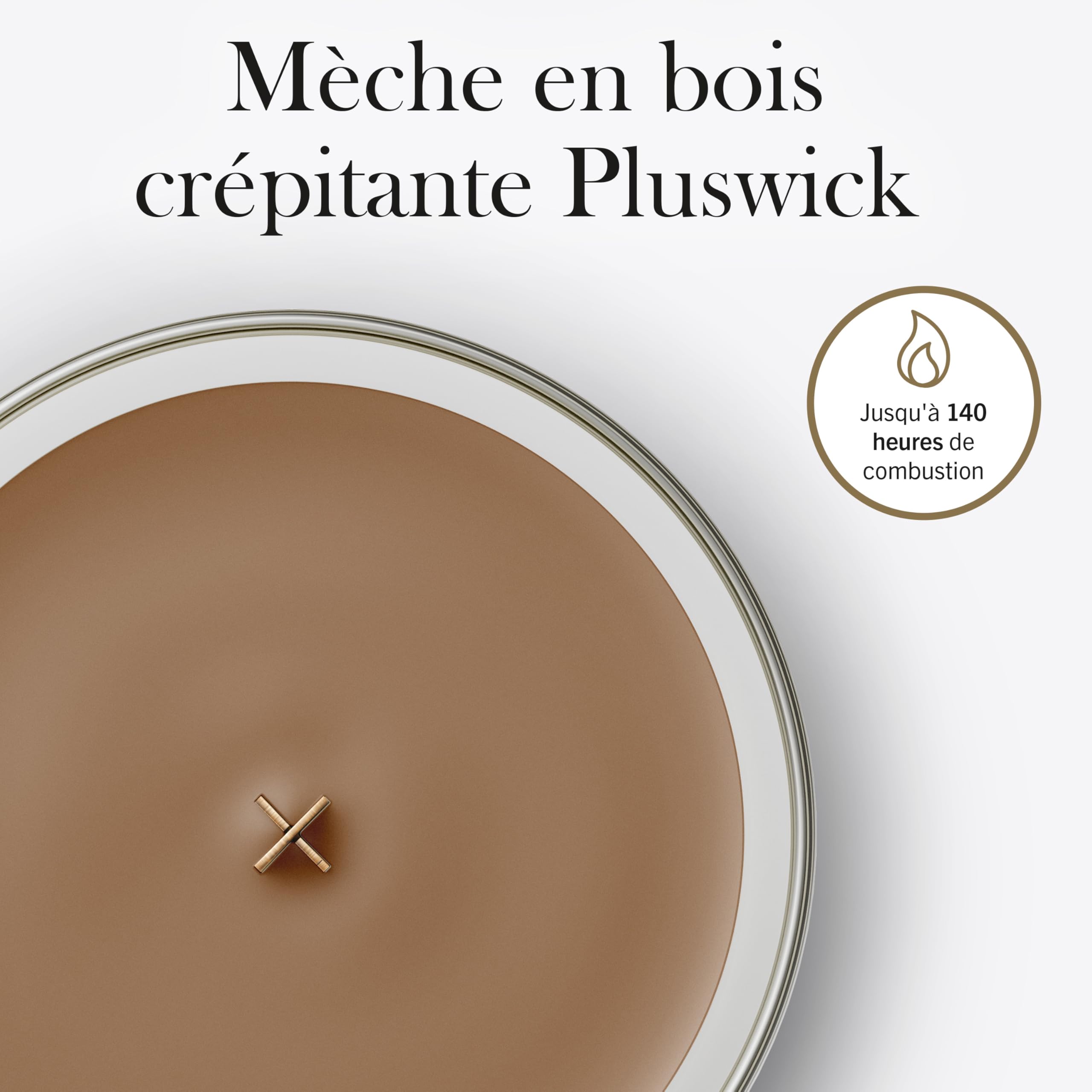 WoodWick Bougie parfumée | Grande bougie sablier | Myrrhe et bois de santal | Cadeaux parfaits pour femmes