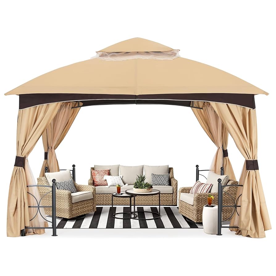 @abc 専用 Amazon.com : ABCCANOPY Outdoor Patio Gazebo 10x12 with