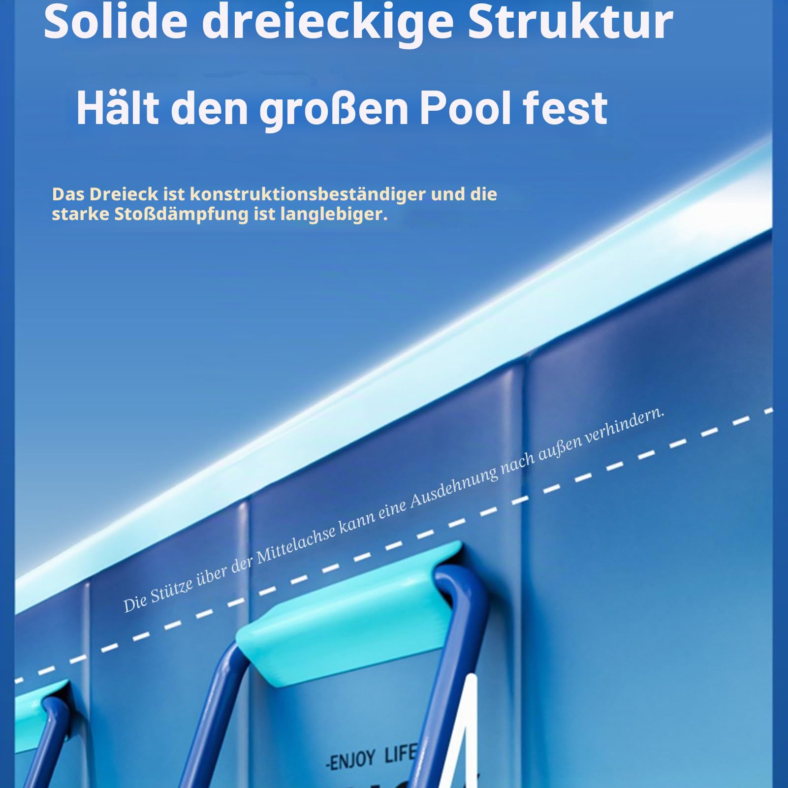Faltbarer Kinderpool für Haustiere: Hundewaschstation, 160 x 120 x 47 cm, doppelte Abflussöffnungen, Schnellhalterung, Stativ-Konfiguration für Re