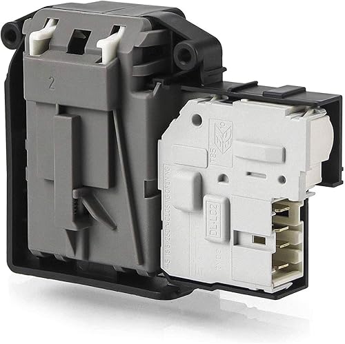 EBF61315802 Conjunto de interruptor de bloqueo de puerta de arandela, exacto para lavadoras de carga frontal LG y lavadora Ken-More serie 796,