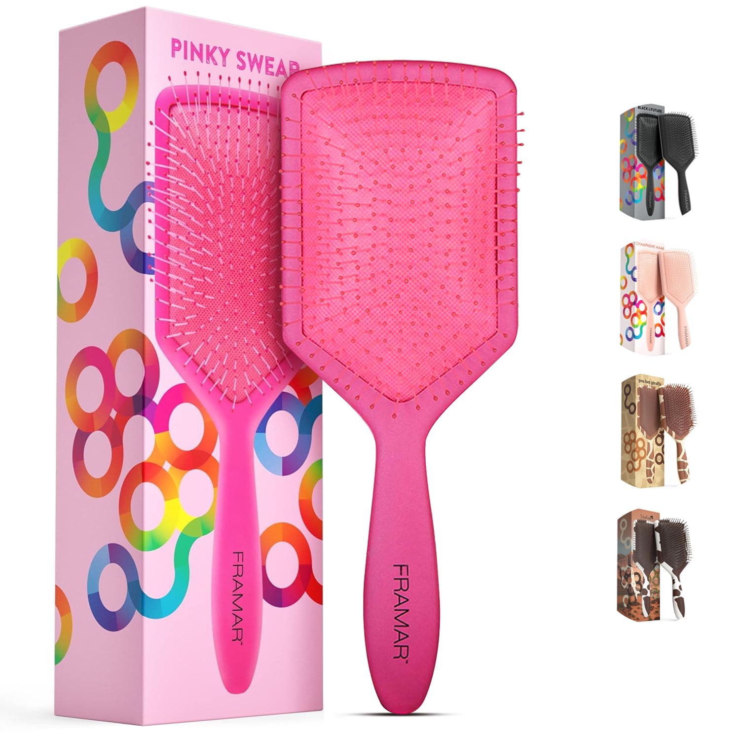 Amazon.com: FRAMAR Paddle Hair Brush For Women – Wet Paddle Brush
