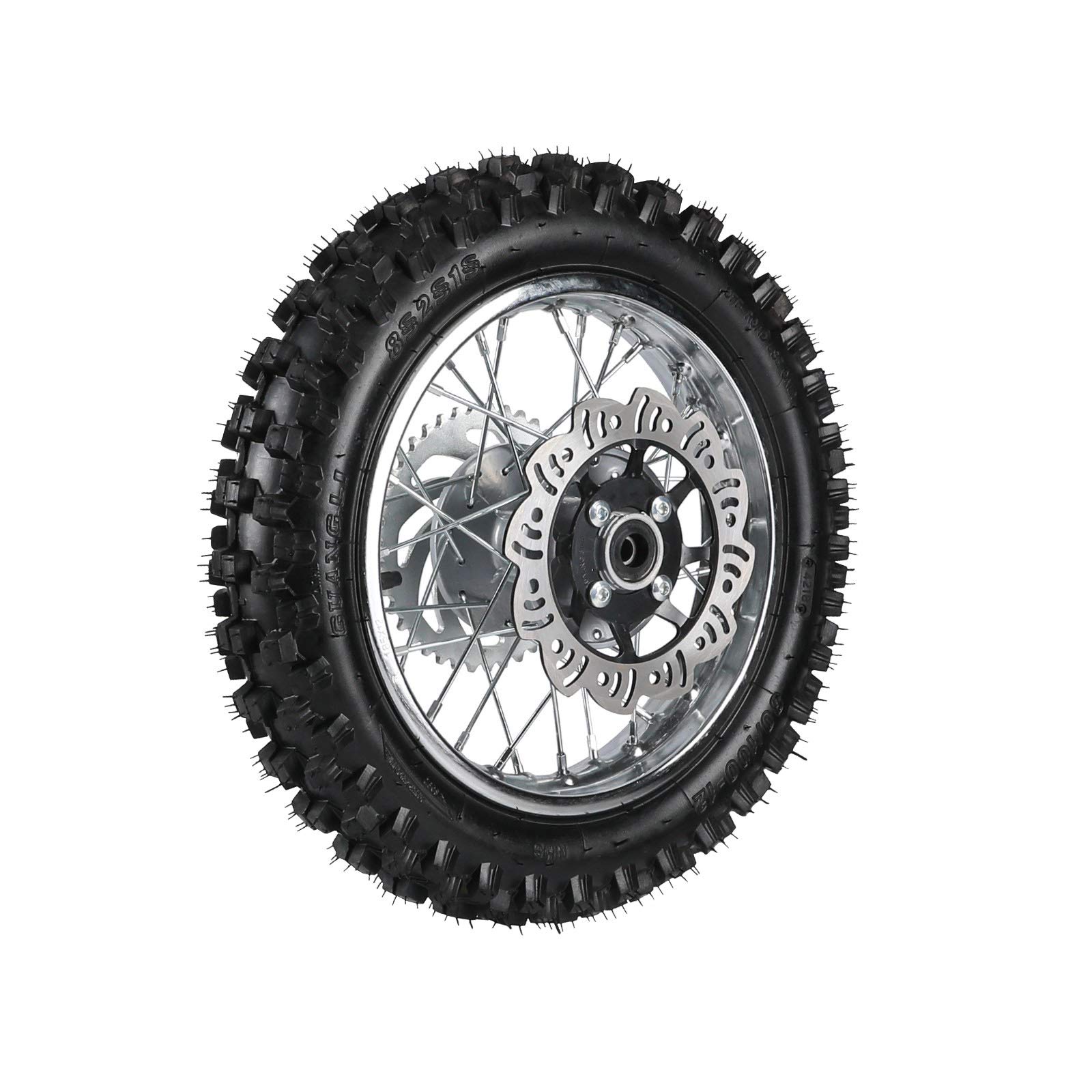 Knobby Tread Tires 12 In Wheel For Dirt Jumper Bicycle BLYGO 3.00-12 Rear Knobby Tire & Tube - For 12" Pit Pro Trail Dirt Bikes & Mini Bikes Rear Knobby Tire For Pit Pro - Foto 12