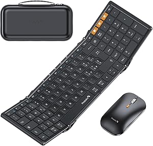 ProtoArc XKM01 tastiera pieghevole con mouse wireless