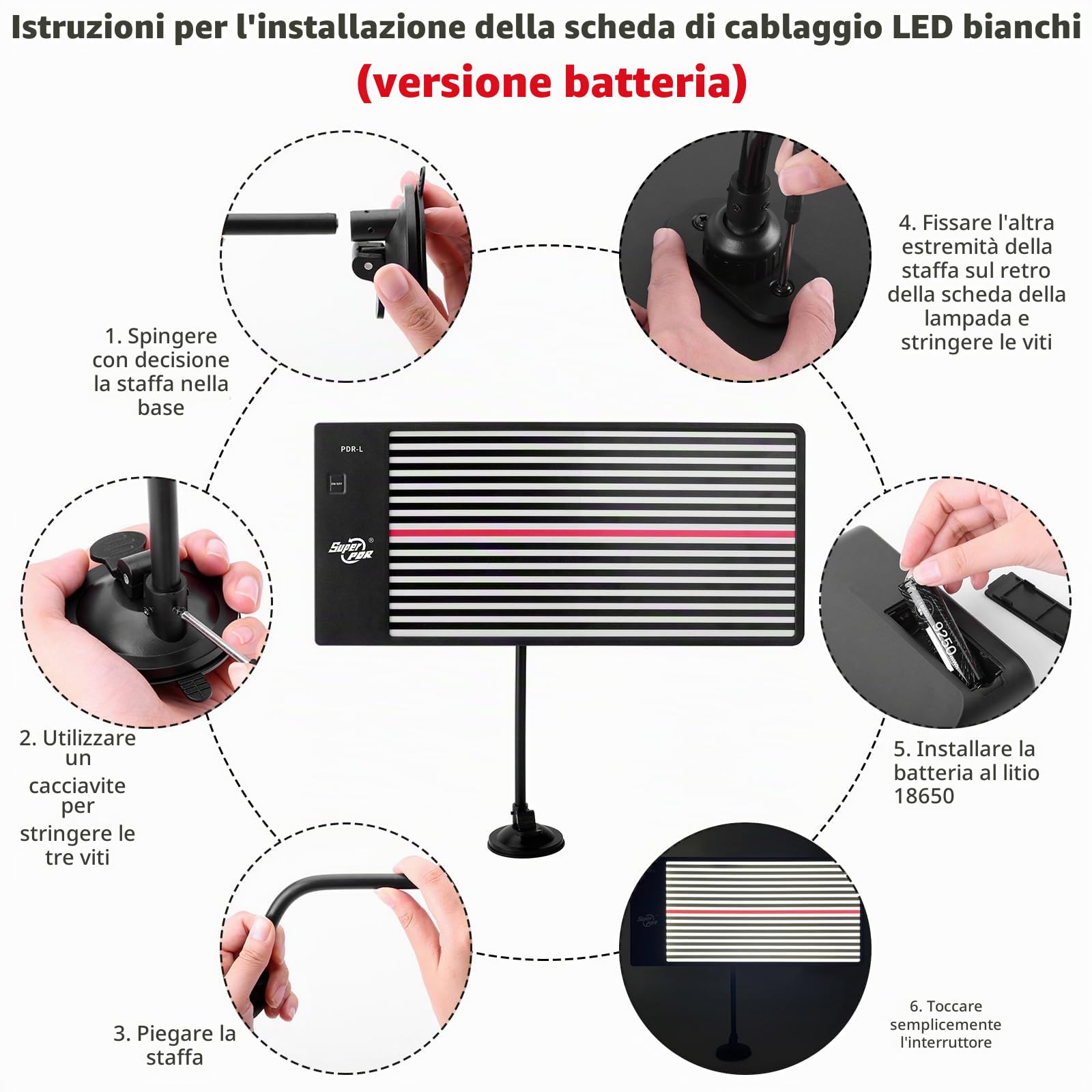 Luce per riparazione di ammaccature senza vernice, pannello luminoso per riparazione delle ammaccature, pannello LED PDR, luce per riparazioni di ammaccature, piastra LED con supporto regolabile per