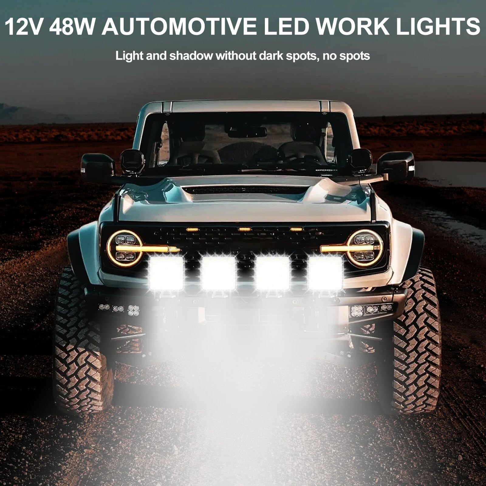LED werklamp EDGE 5600 | R23 R10 LED | IP69K | CISPR25