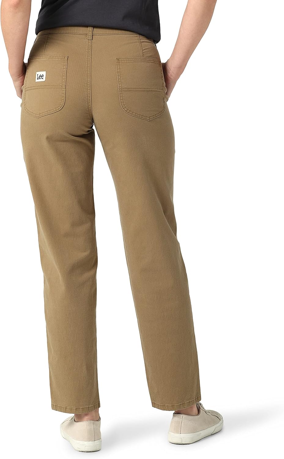 Lee Womens Ultra Lux Mid Rise Relaxed Straight Leg Pant - Image 3