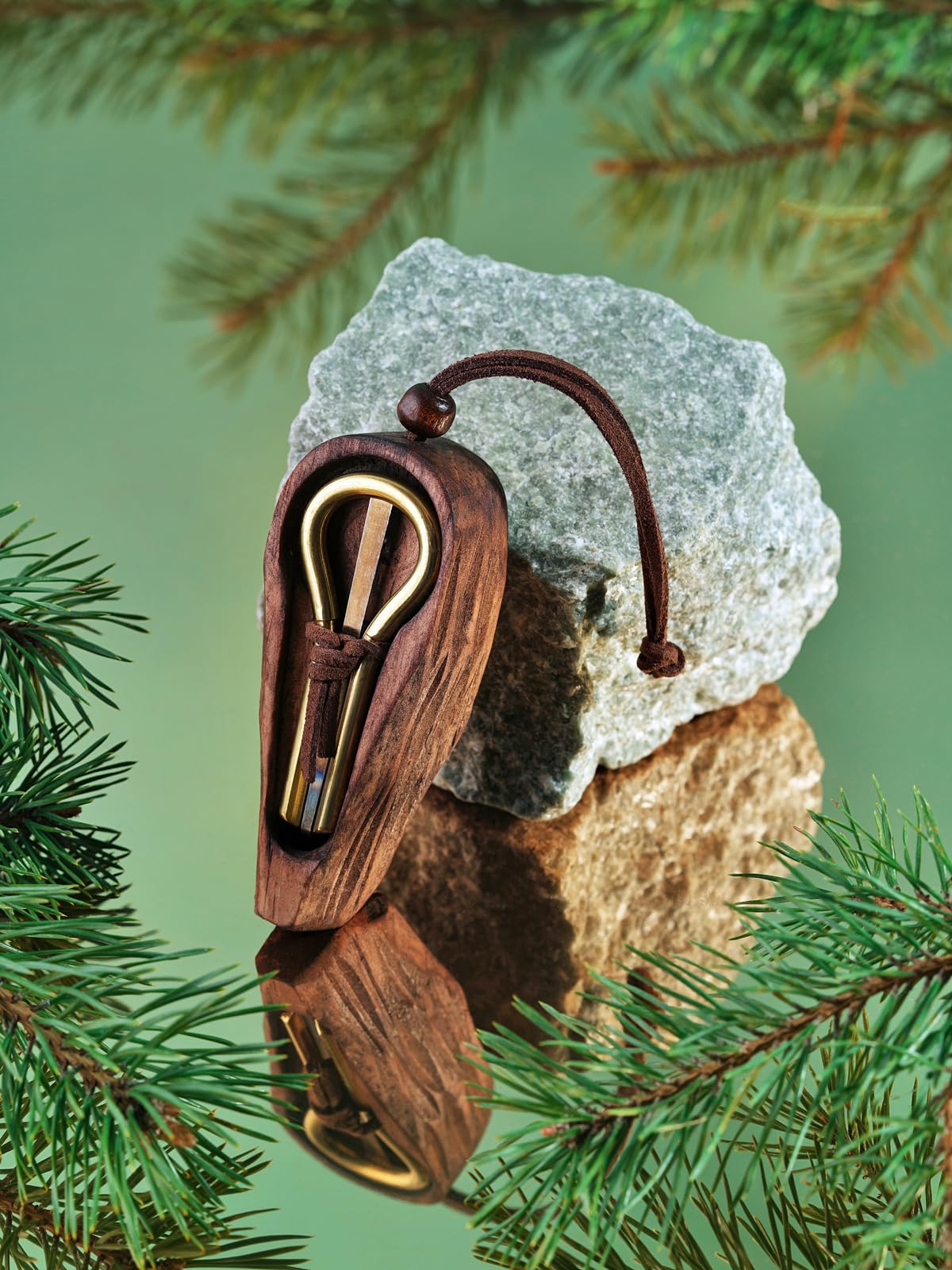 Kiefer-Harfe von P.Potkin - Altay-Maultrommel mit Etui - PP27 - Mund-Musikinstrument - Burkhan Case