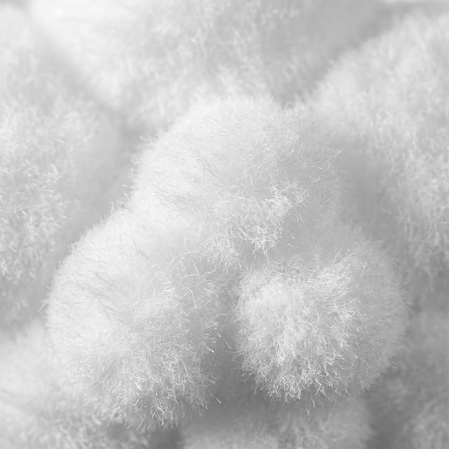 10PCS Cloud Shaped Cupcake Toppers - Non-Edible Cake Decorations for Birthday Party, Kids Party Supplies (White)