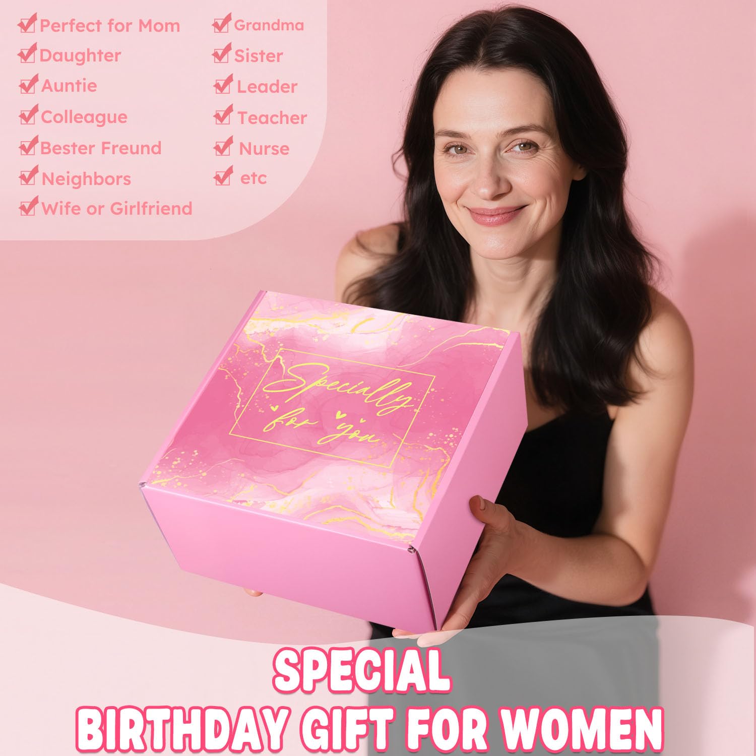 40th Birthday Gifts Women, 40 Year Old Birthday Gifts for Women Self Care Relaxing Spa Gift Basket Fabulous 40th Birthday Gift Idea for Her Happy 40Yr Birthday Gift for Woman Mom Wife Sister Friends