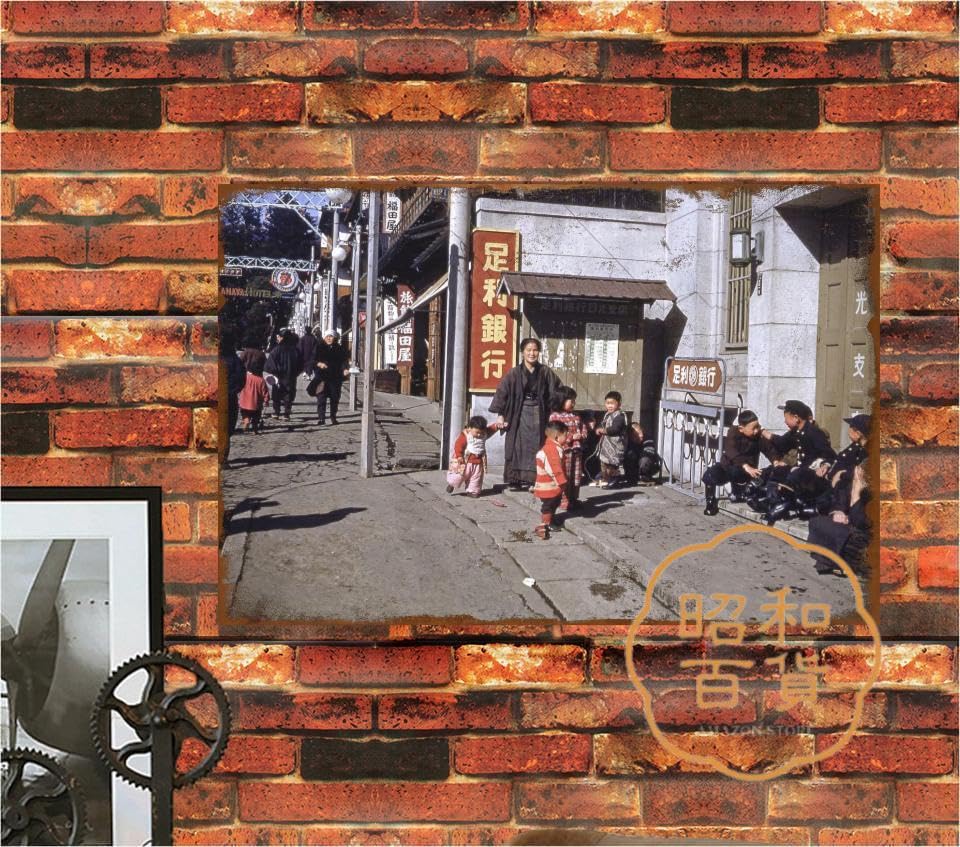 ★フジカラー　店頭立て看板　昭和レトロ　ブリキ　ビンテージ Amazon.co.jp: 【昭和の風情】ブリキ看板 昭和レトロ 伊藤蘭