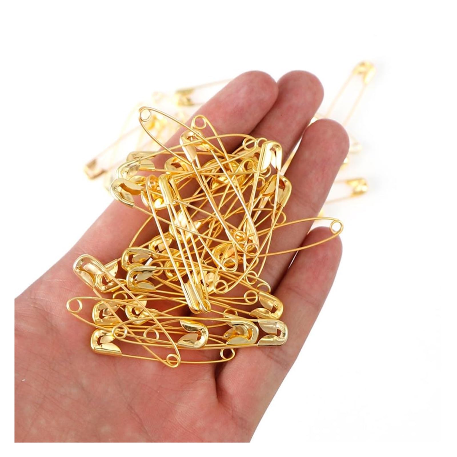 200 Small colore mini spille di sicurezza 18 mm in ottone metallo arte cucito artigianale formato piccolo tag pin vestito Silver