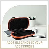 Vista 3 de Portable Hard Drive Case Hard Shell SSD Storage Carrying Case Compact Small Cable Organizer Travel Electronics Protective for External Drives