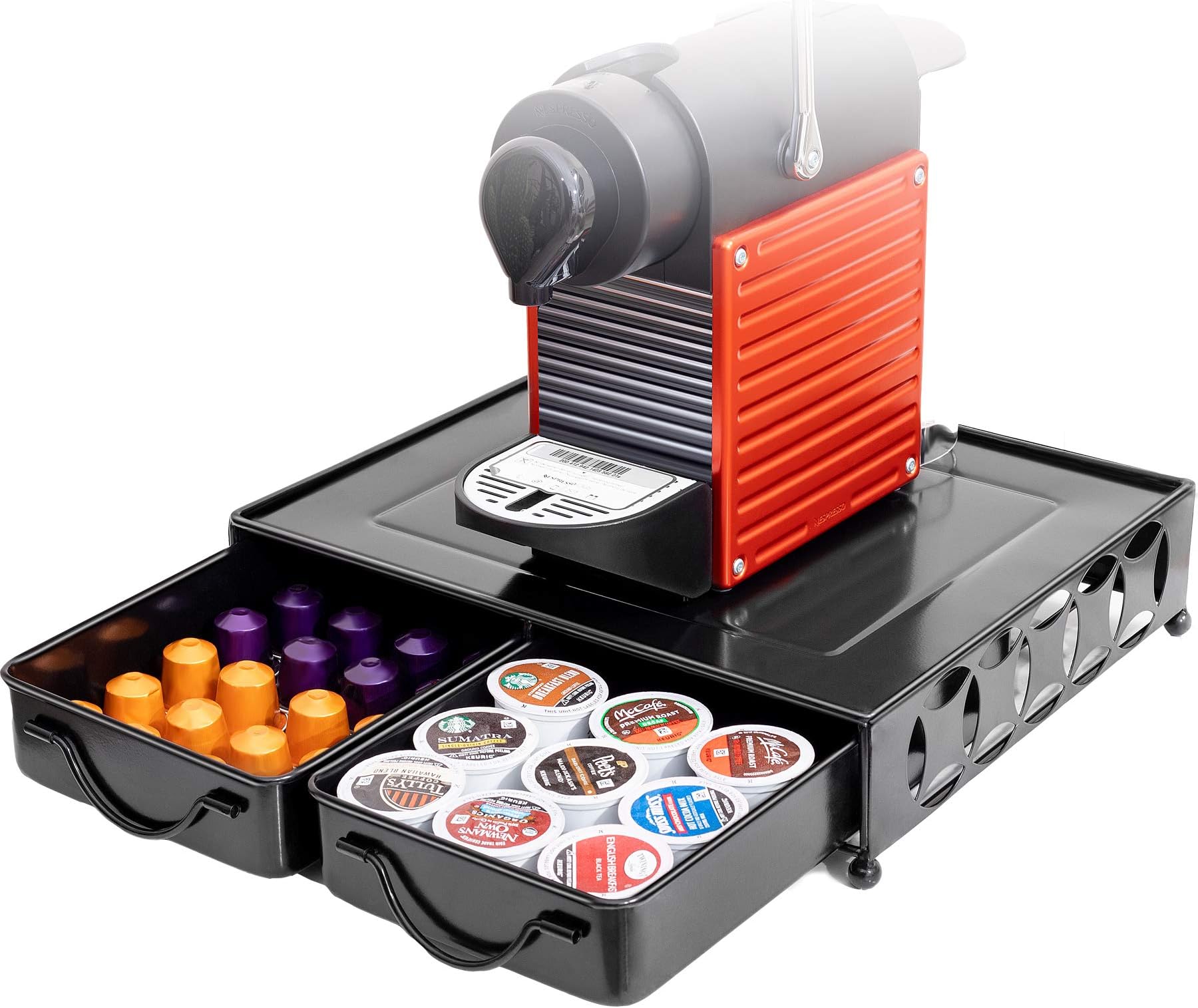 FICARTS K Cup Holder Drawer 30 Pods Capacity, Three Drawers