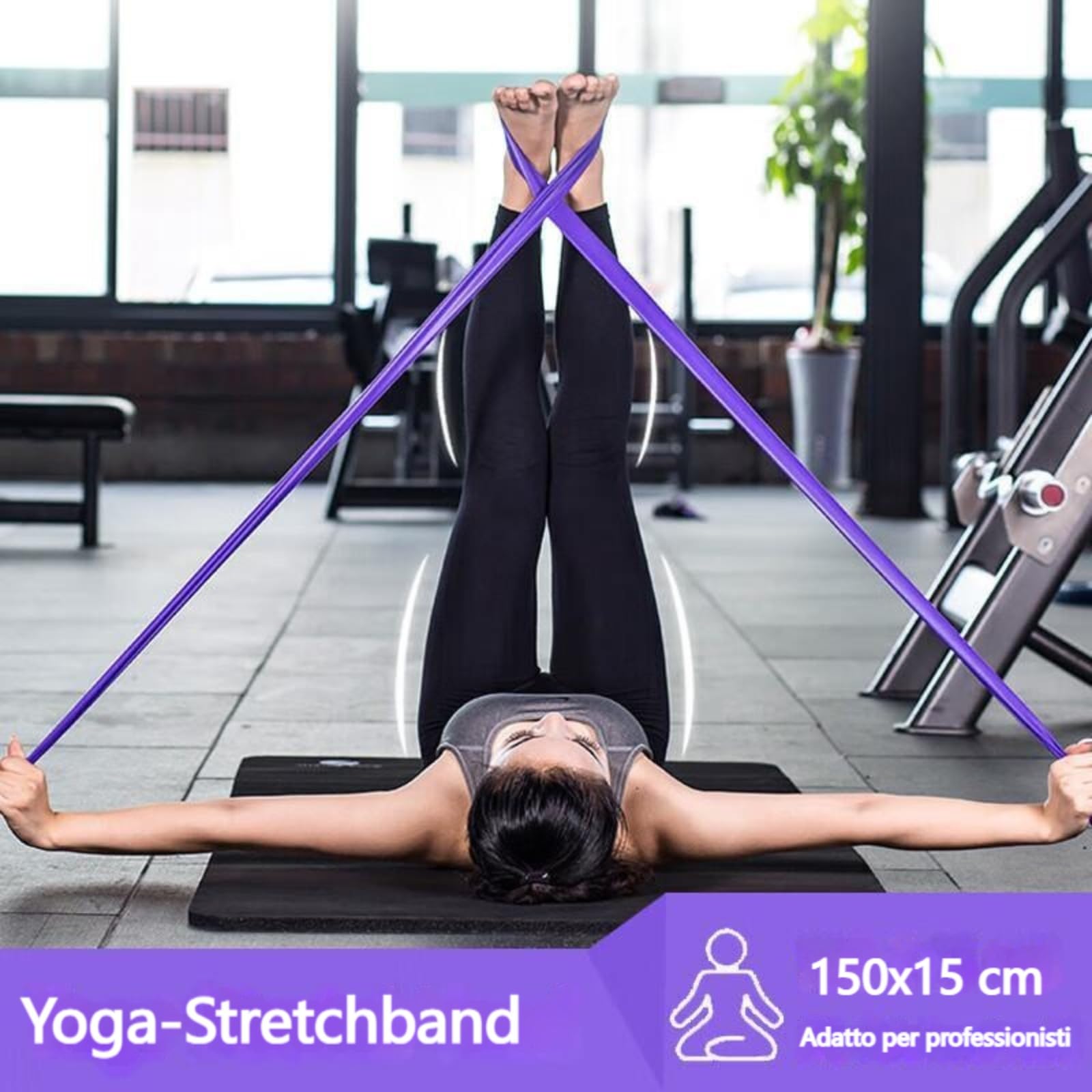 Set da pilates Cerchio Pilates, Anello da Pilates, Anello Flessibile Resistente con Maniglie Imbottite, Fitness Attrezzi Casa, Allenamenti Yoga, Fitness Ring per Esercizi Interni della Cosce e Gambe